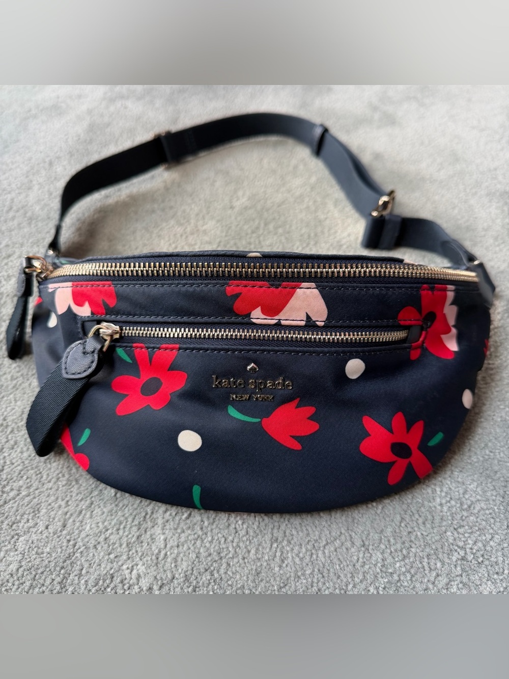Kate Spade Whimsy Floral Chelsea Nylon Belt Bag